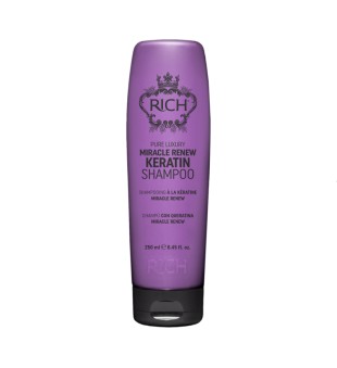 Rich Pure Luxury Miracle Renew Keratin Shampoo Daudzfunkcionāls šampūns, 250ml | inbeauty.lv