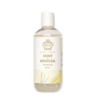 Rich Pure Luxury Mint x Mimosa Shower Gel Mitrinoša un barojoša dušas želeja ar tropisko aromātu, 280ml | inbeauty.lv